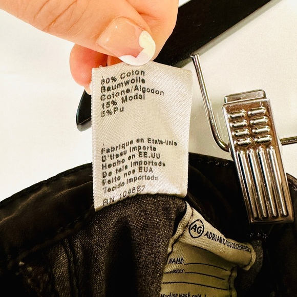 AG Adriano Goldschmied The Stilt Cigarette Leg Jeans Brown Stretch 28R - Picture 10 of 10